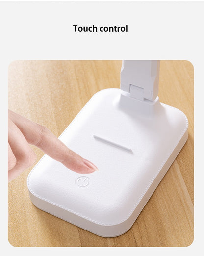 Lampe de Table LED Rechargeable par USB pour 3 Documents, Luminaire de Bureau à Intensité Réglable, Tactile et Pliable, Protection des Yeux, Veilleuse de Lecture, 6000mAh - dadalovestore