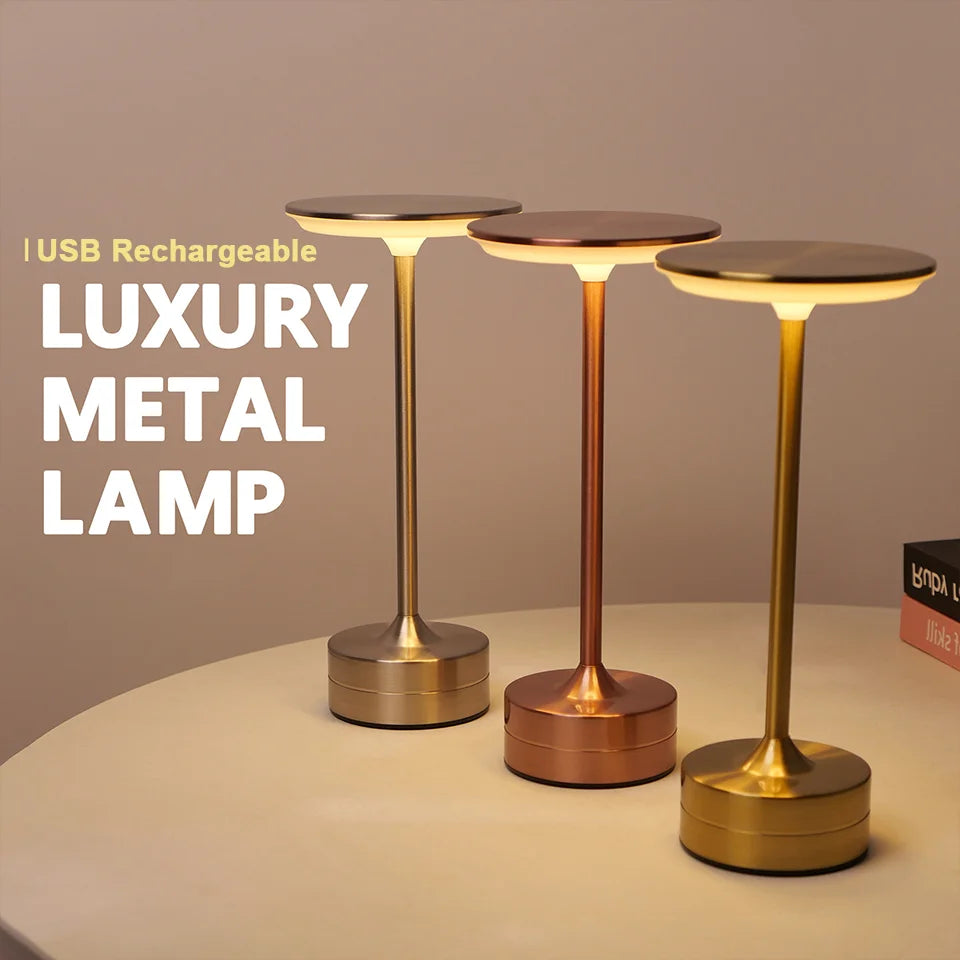 Lampe de Table LED capteur tactile veilleuse USB Rechargeable Portable chambre veilleuse sans fil lampe de lecture Restaurant hôtel Bar - dadalovestore