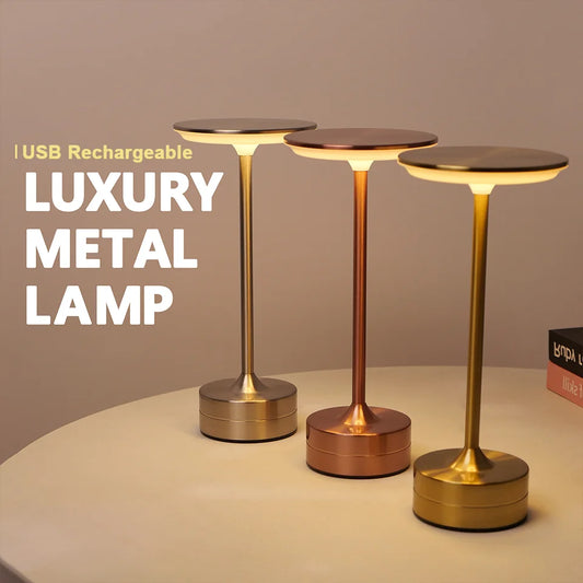 Lampe de Table LED capteur tactile veilleuse USB Rechargeable Portable chambre veilleuse sans fil lampe de lecture Restaurant hôtel Bar - dadalovestore