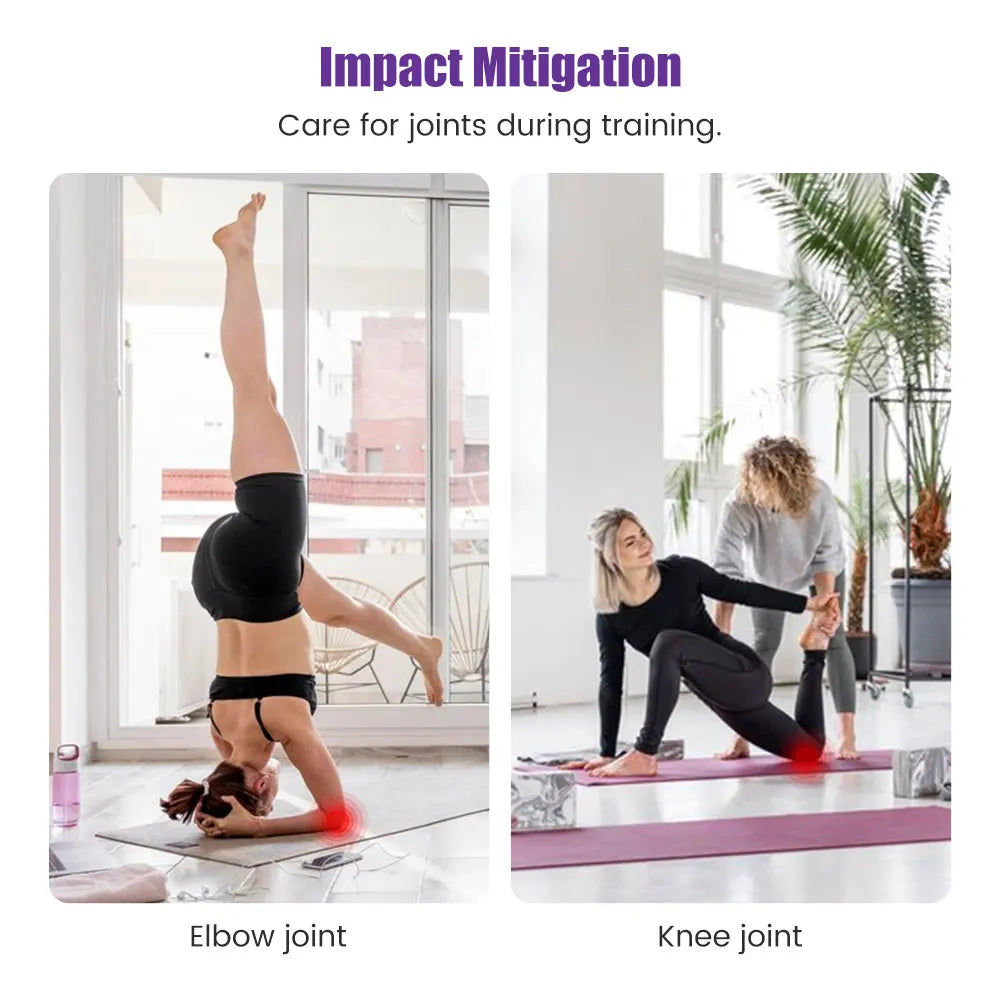 TPE épaissi anti-dérapant Yoga genouillère coussin de protection genou doux Support plat rebond antidérapant sport Fitness tapis Absorption des chocs - dadalovestore